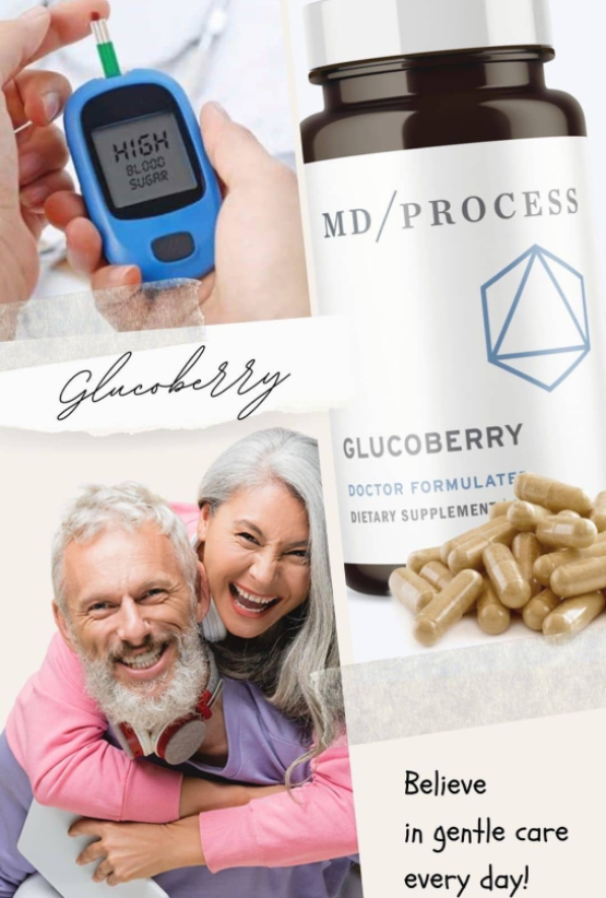 GlucoBerry glucose support capsules for healthy blood sugar balance